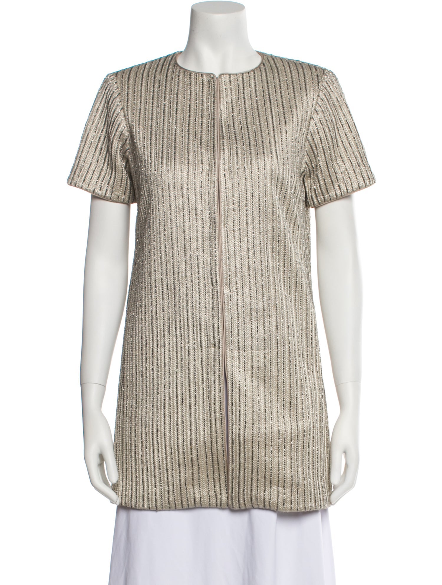 Alice + Olivia Tweed Pattern Coat