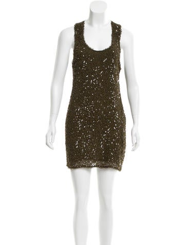 Alice + Olivia Sequined Mini Dress