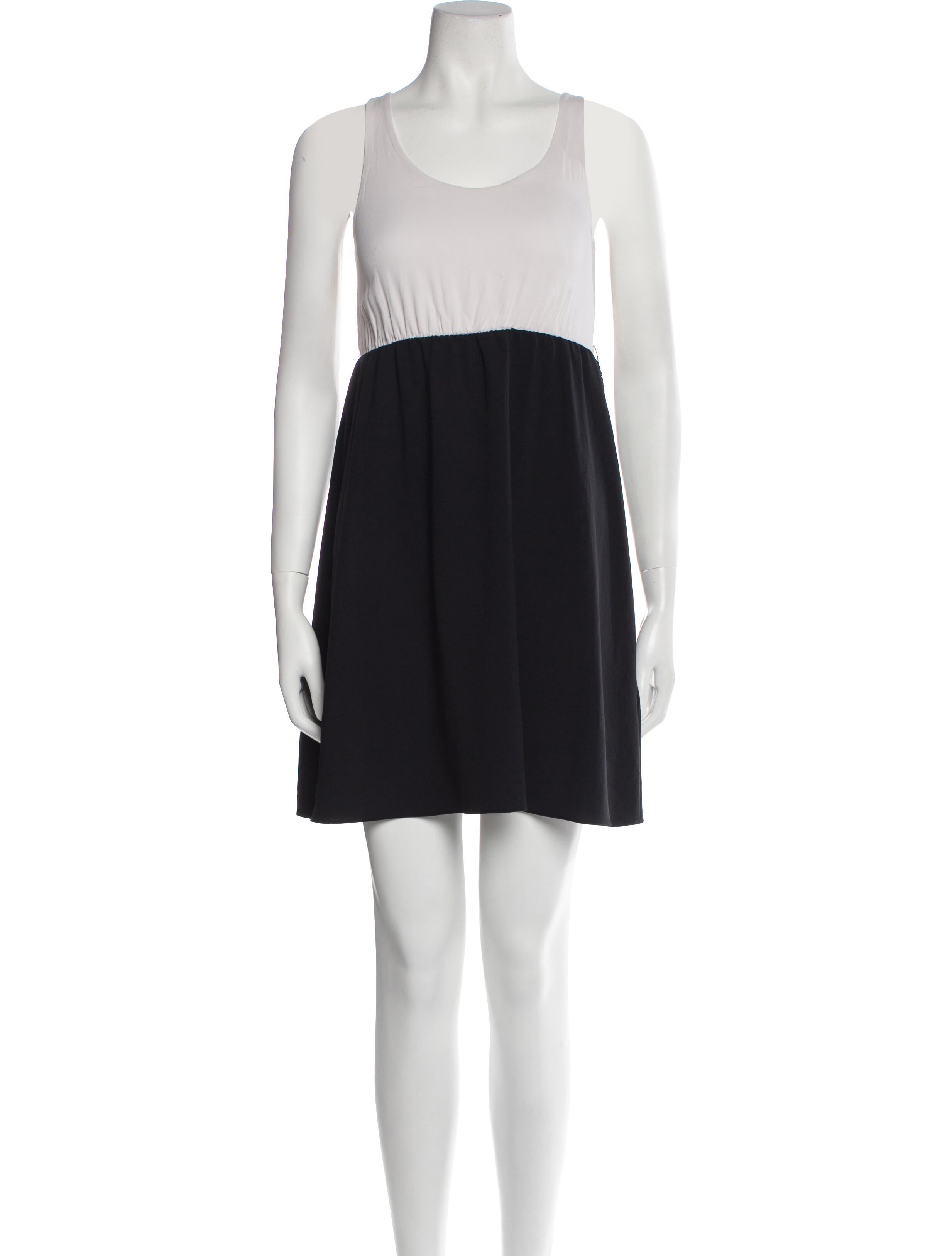 Alice + Olivia Colorblock Pattern Mini Dress
