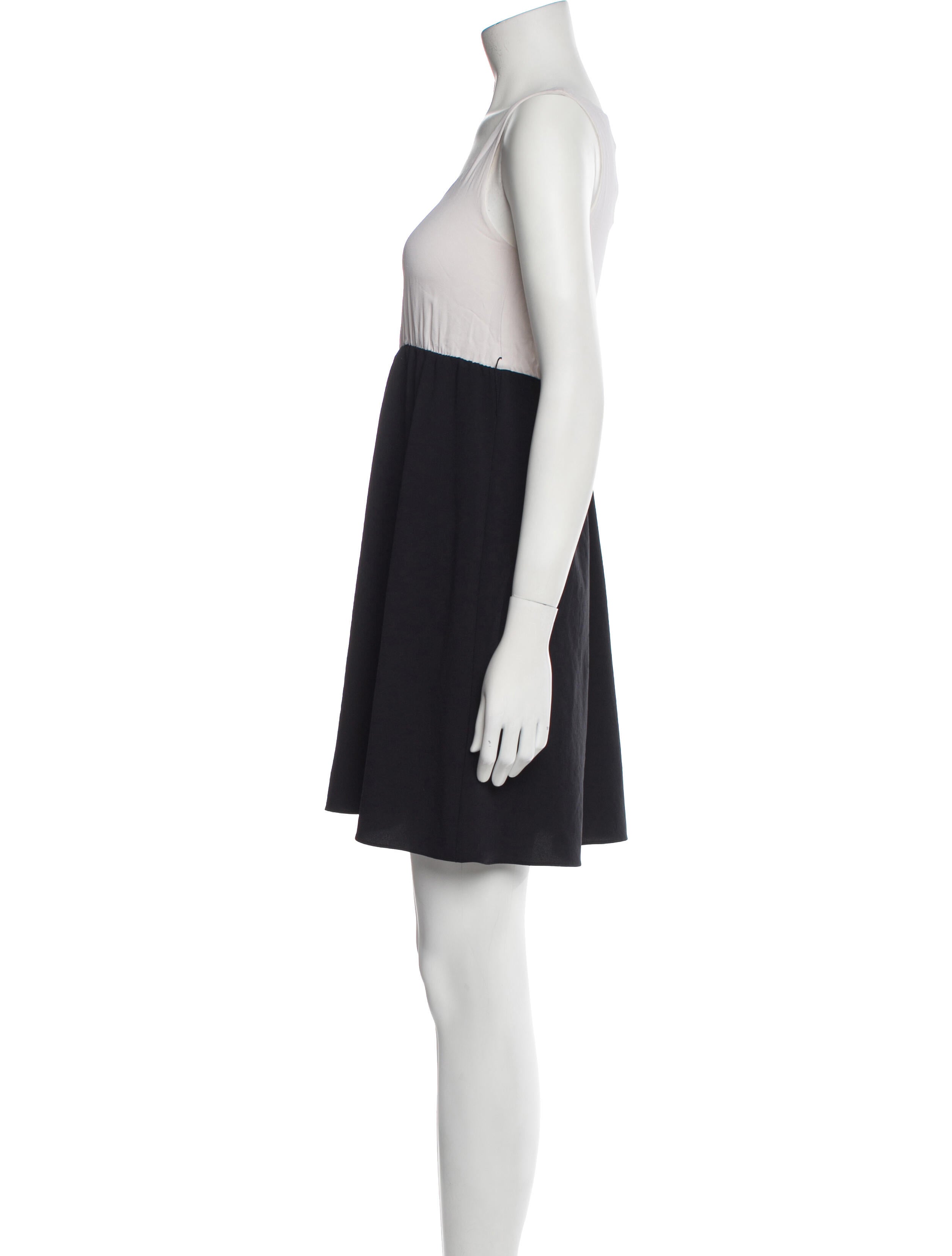 Alice + Olivia Colorblock Pattern Mini Dress