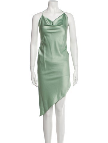 Alice + Olivia Dresses Satin Midi Length Dress US 6 | M