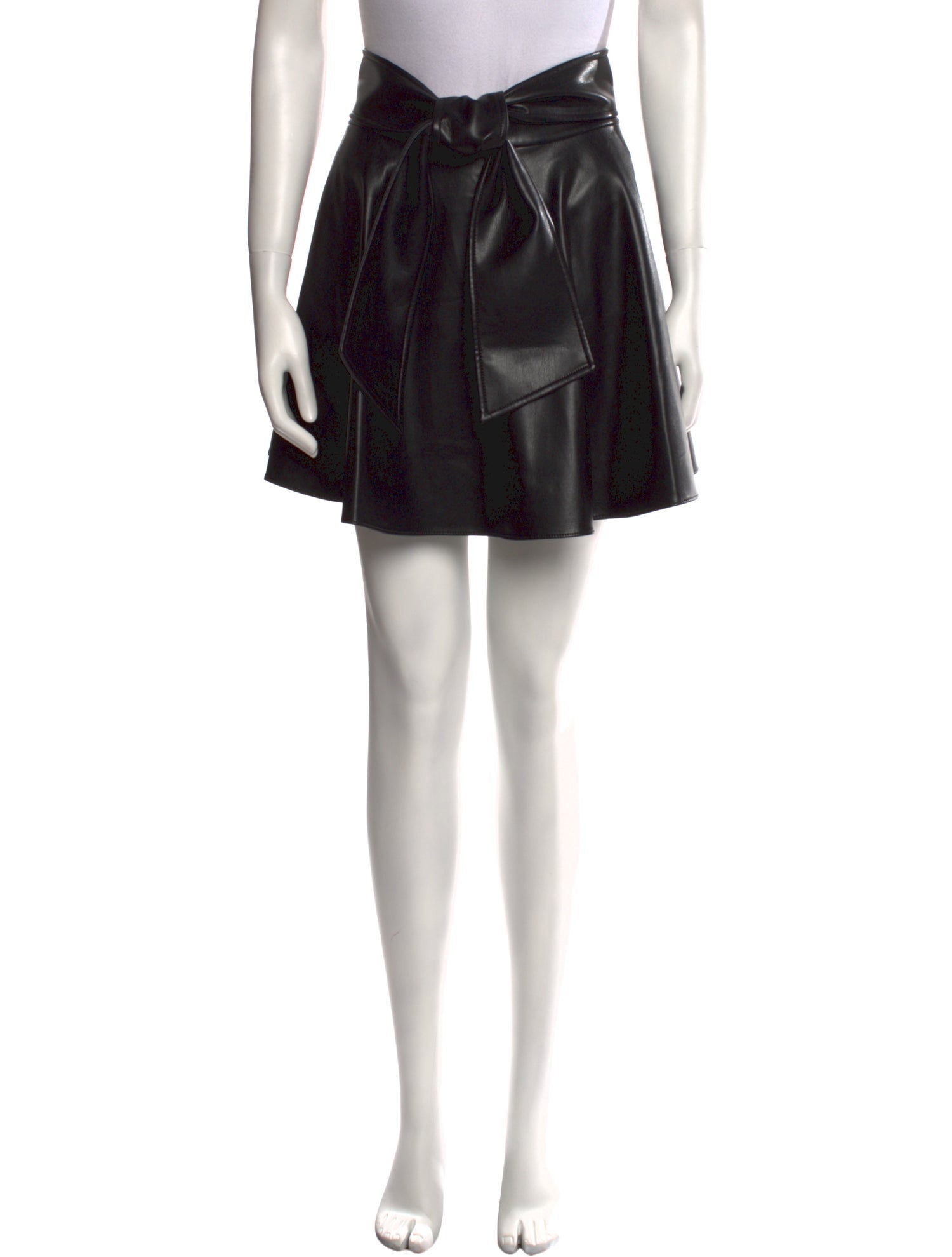 Alice + Olivia Pleated Accents Mini Skirt