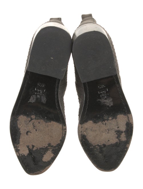 Alice + Olivia Suede Studded Accents Chelsea Boots