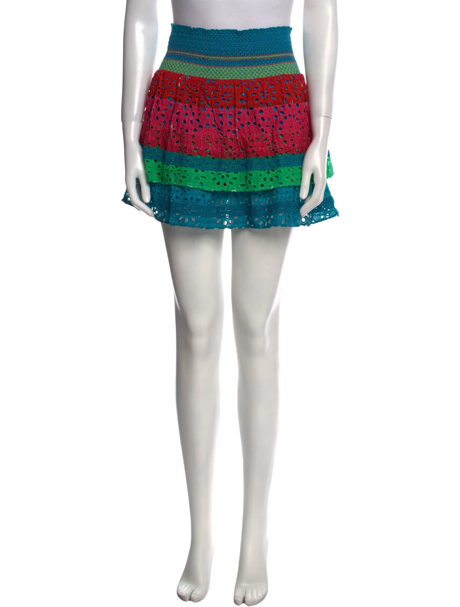 Alice + Olivia Printed Mini Skirt