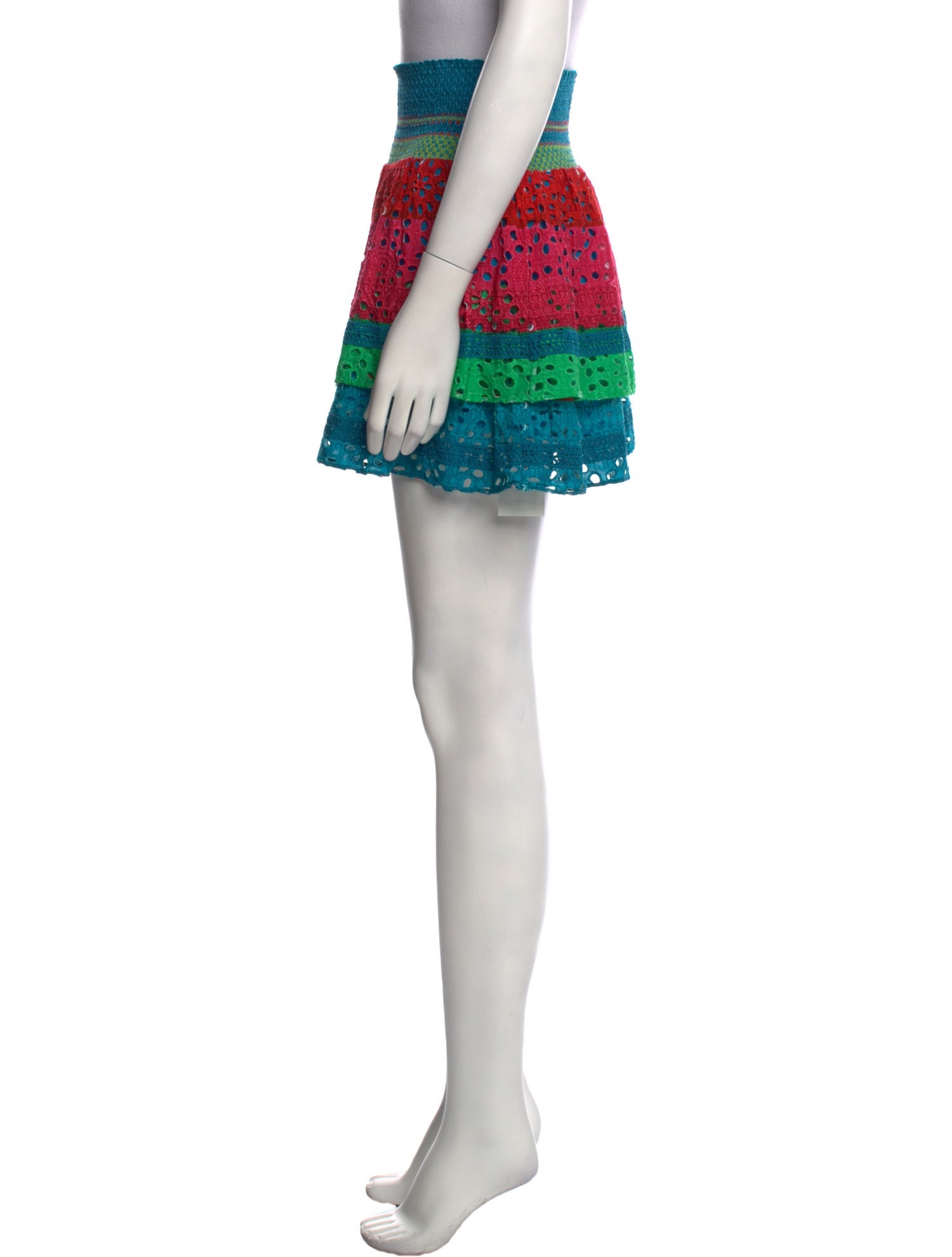 Alice + Olivia Printed Mini Skirt