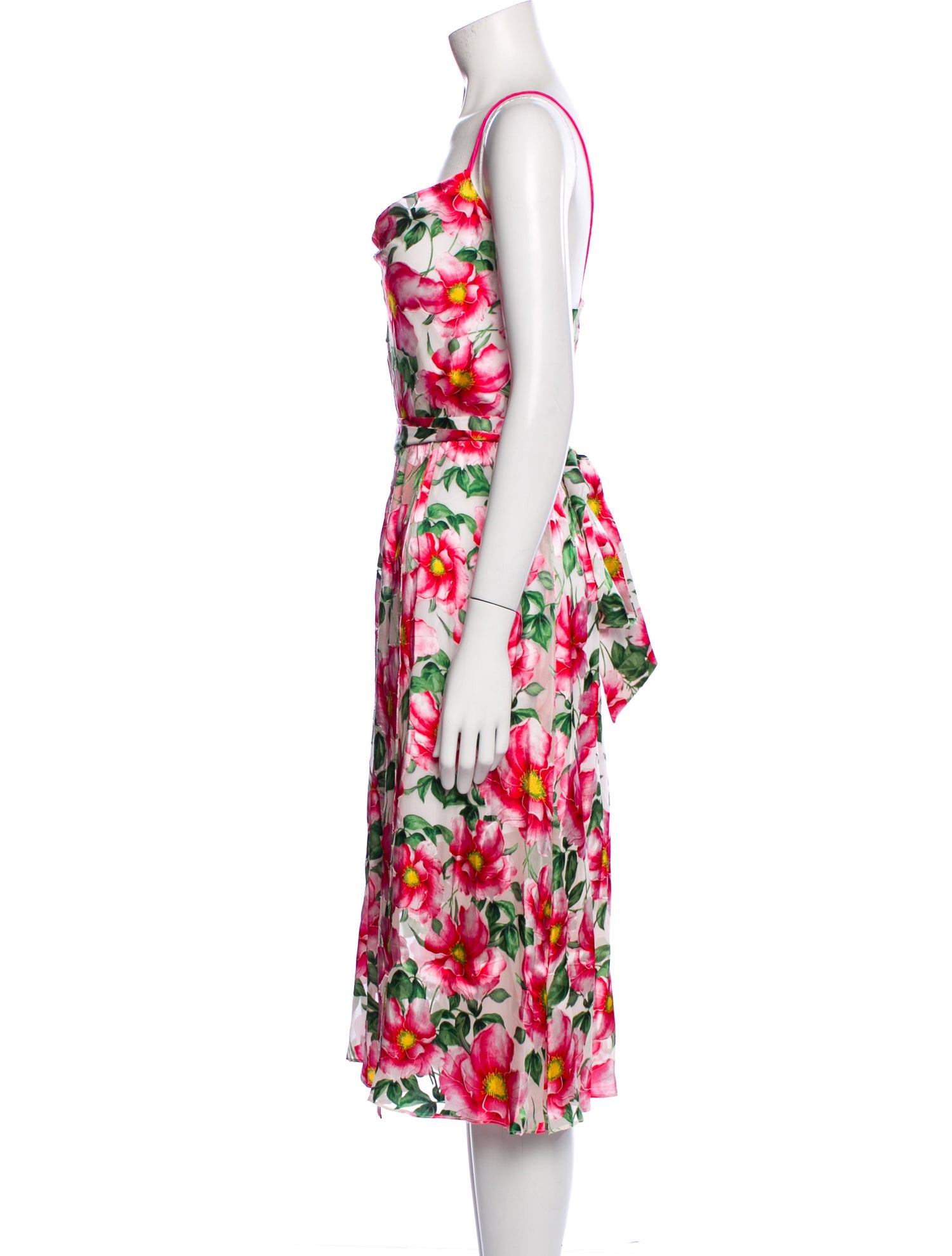 Alice + Olivia Floral Print Long Dress