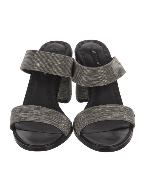 Alice + Olivia Studded Accents Slides