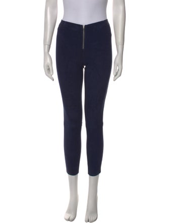 Alice + Olivia Lamb Leather Skinny Leg Pants