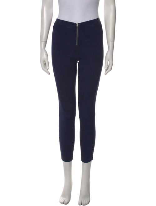 Alice + Olivia Lamb Leather Skinny Leg Pants