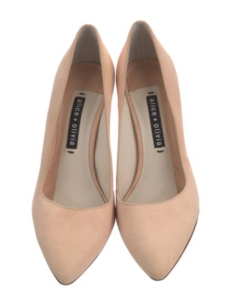 Alice + Olivia Suede Pumps