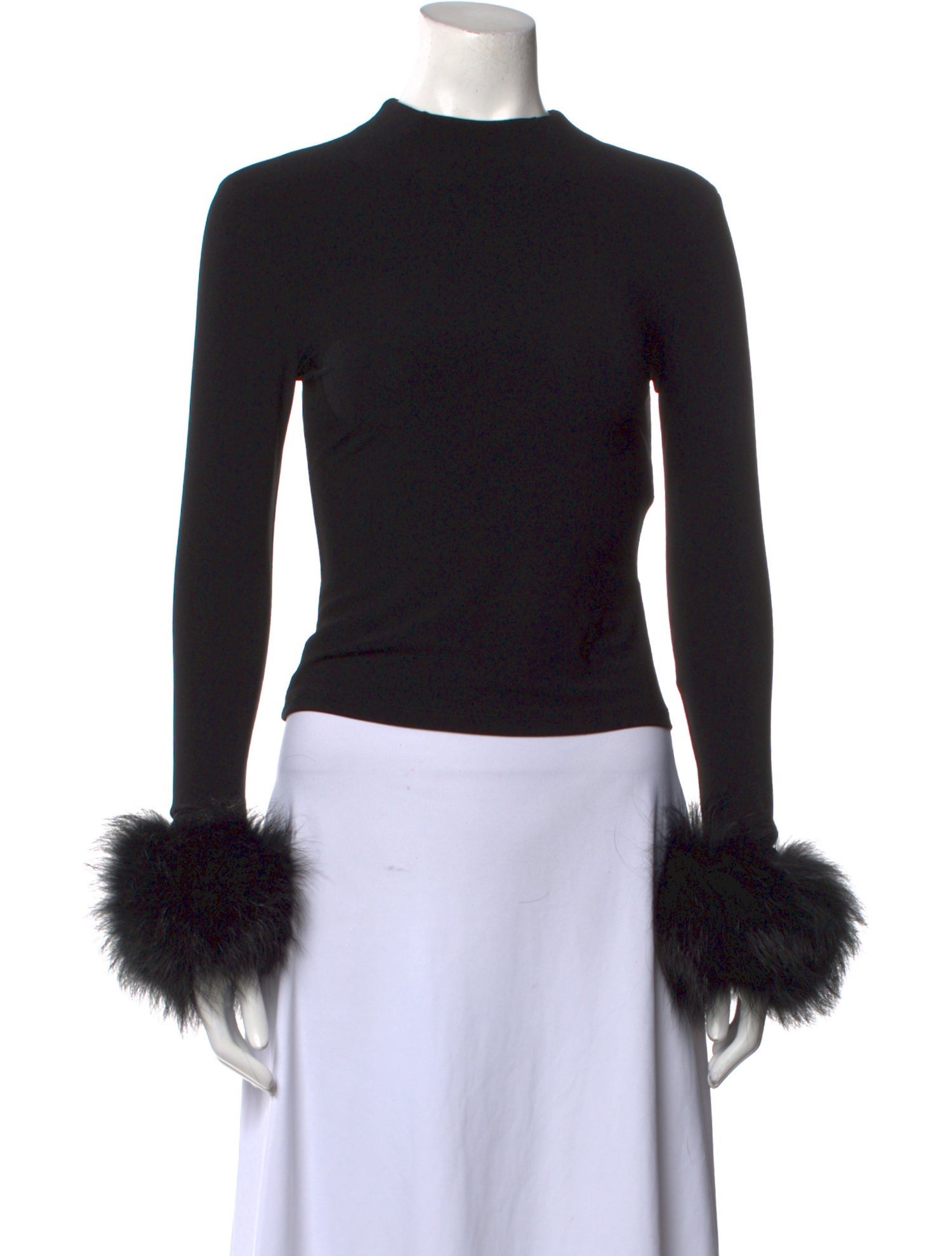 Alice + Olivia Mock Neck Long Sleeve Top w/ Tags