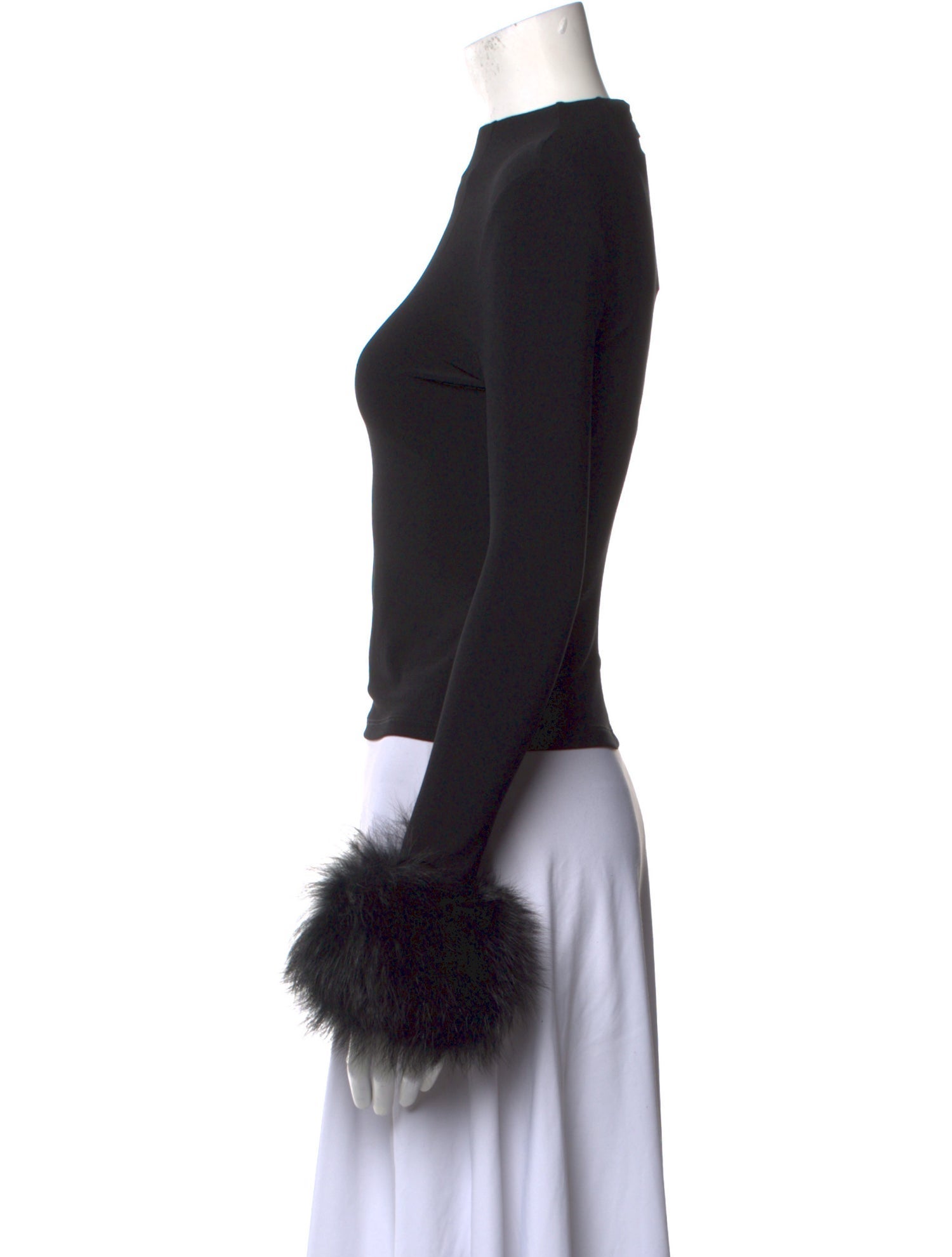 Alice + Olivia Mock Neck Long Sleeve Top w/ Tags