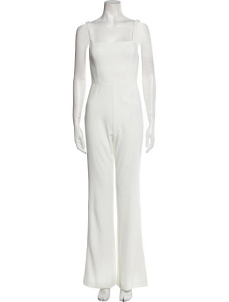 Alice + Olivia Square Neckline Jumpsuit