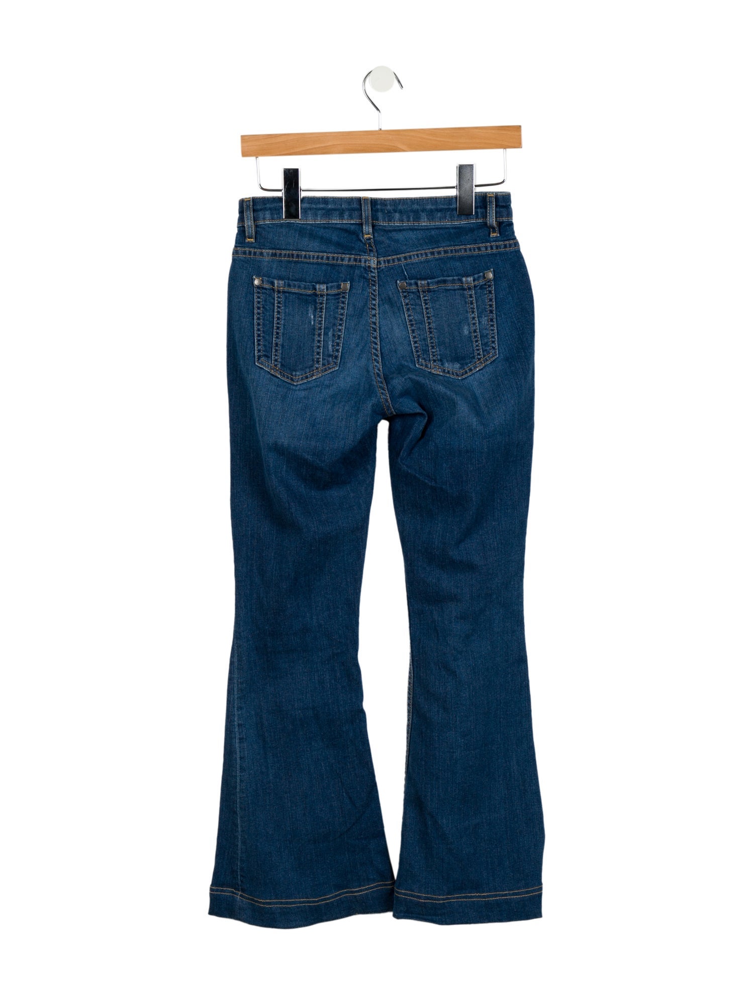 Alice + Olivia Mid-Rise Wide Leg Jeans