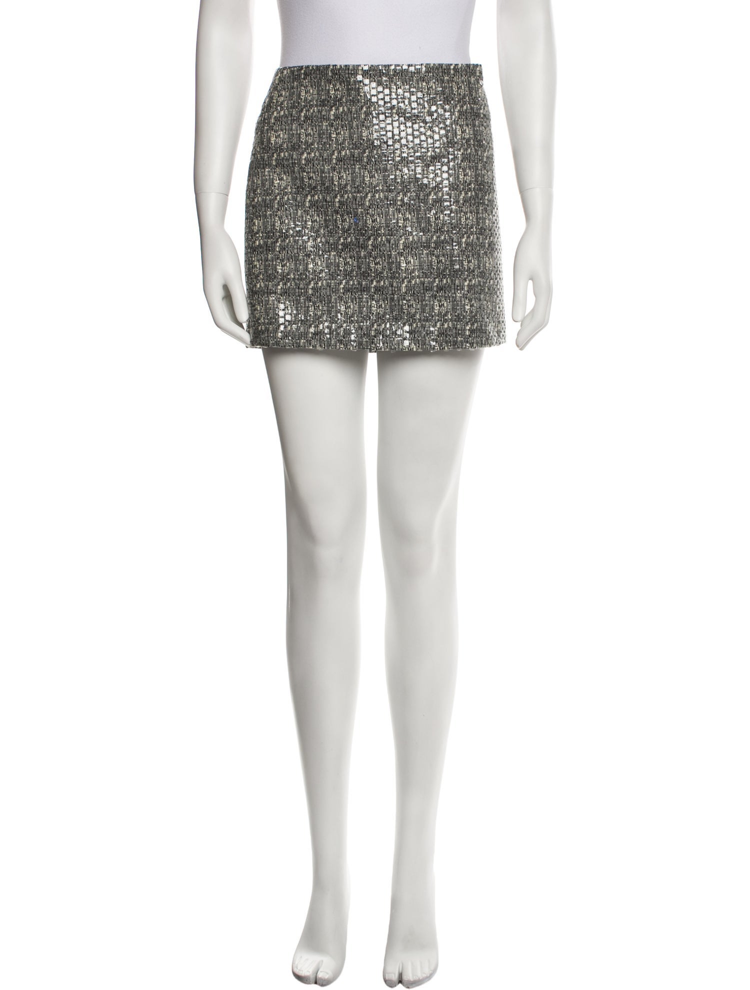 Alice + Olivia Sequin Embellishments Mini Skirt