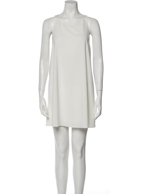 Alice + Olivia Scoop Neck Mini Dress