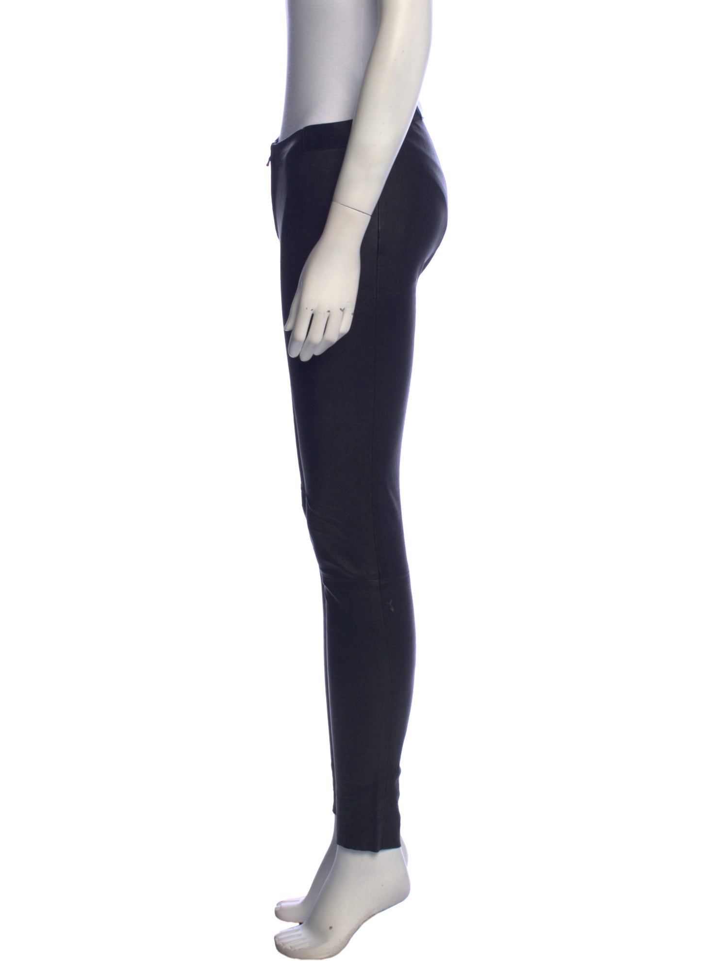 Alice + Olivia Leather Skinny Leg Pants