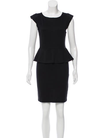 Alice + Olivia Sleeveless Peplum Dress