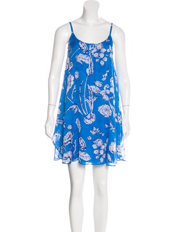 Alice + Olivia Silk Floral Print Dress w/ Tags