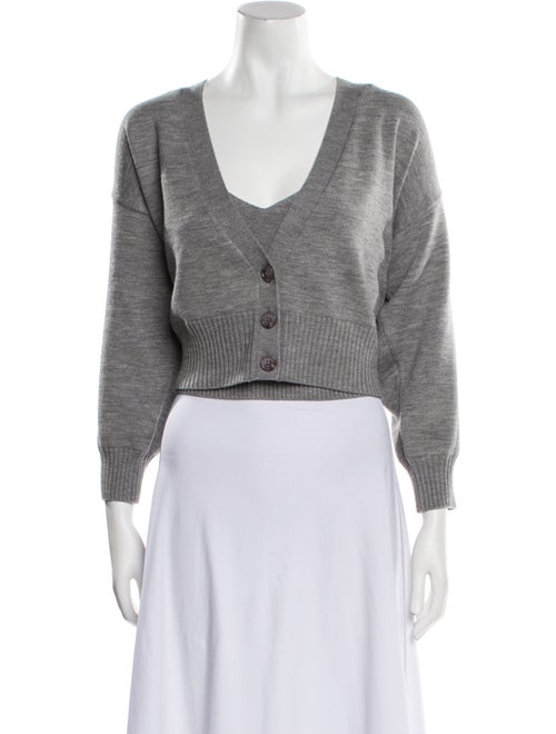 Alice + Olivia Wool V-Neck Cardigan set