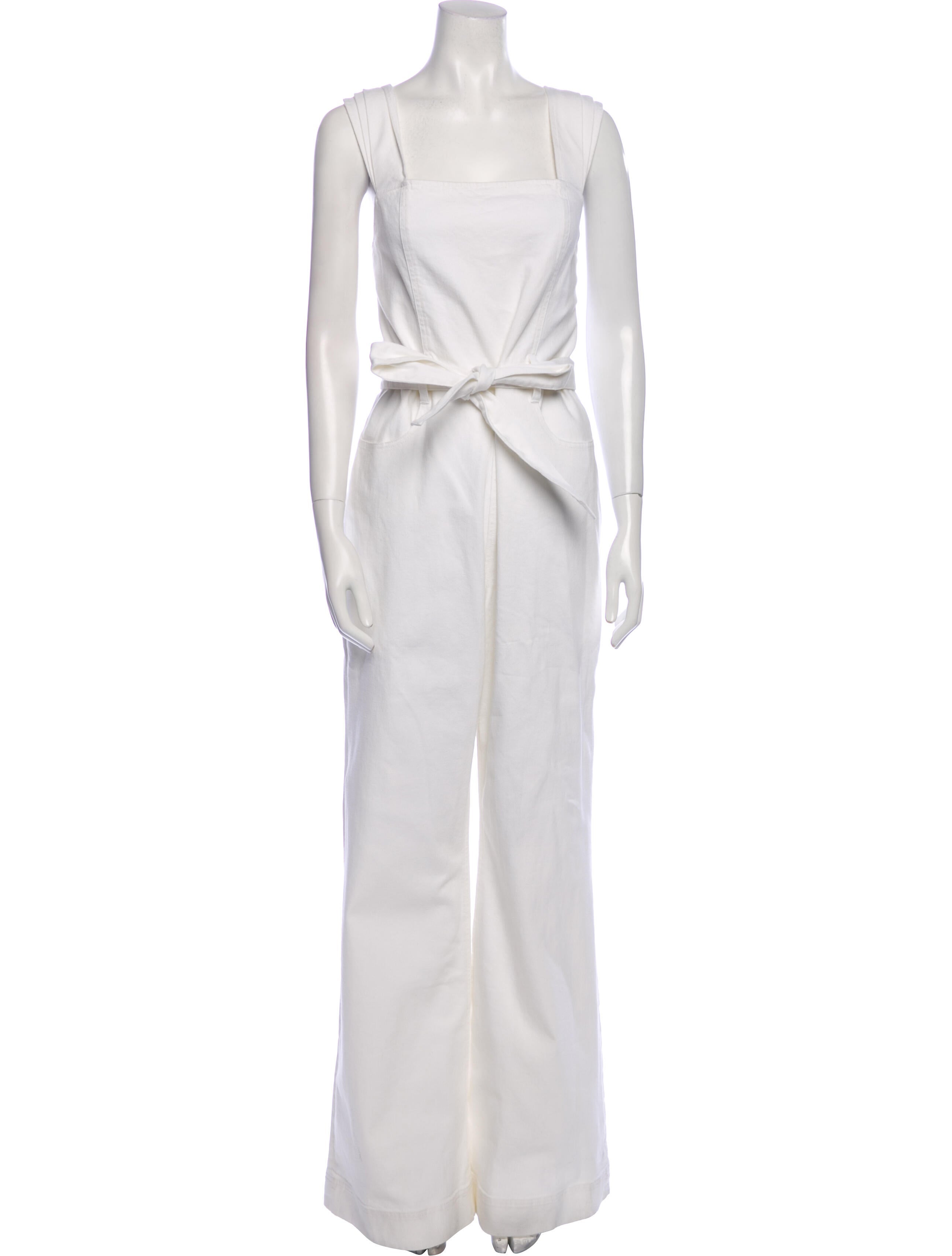 Alice + Olivia Square Neckline Jumpsuit