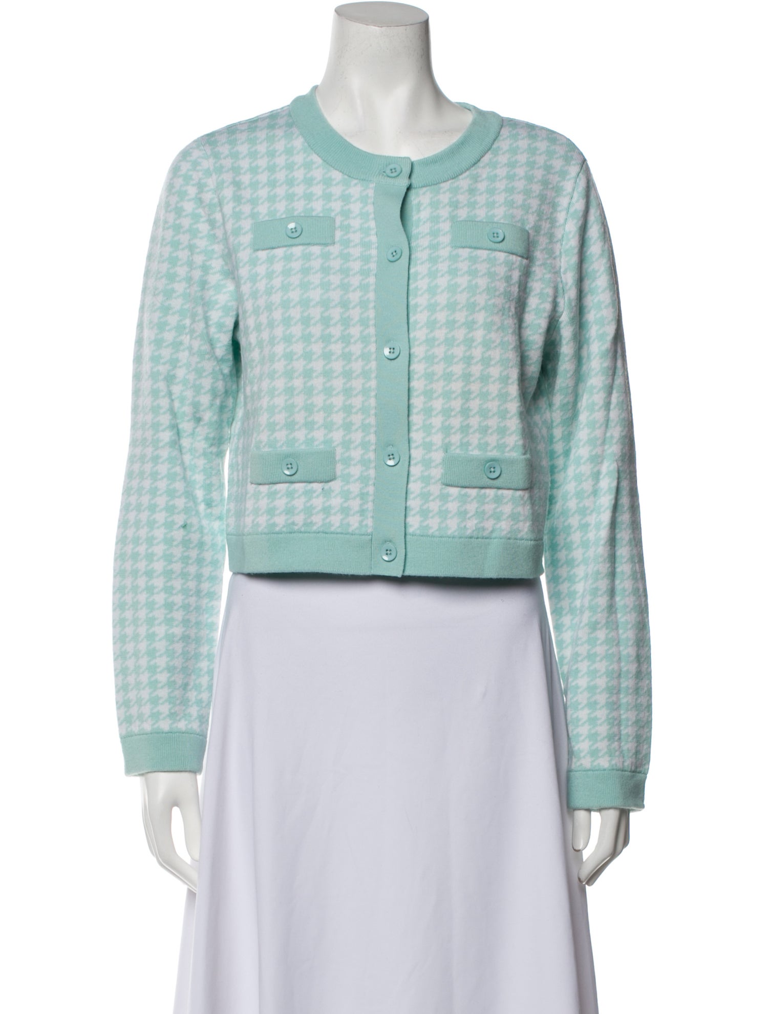 Alice + Olivia Wool Printed Sweater