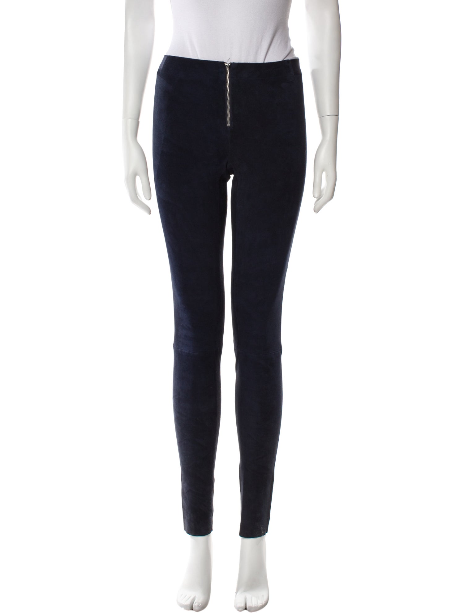 Alice + Olivia Lamb Leather Skinny Leg Pants