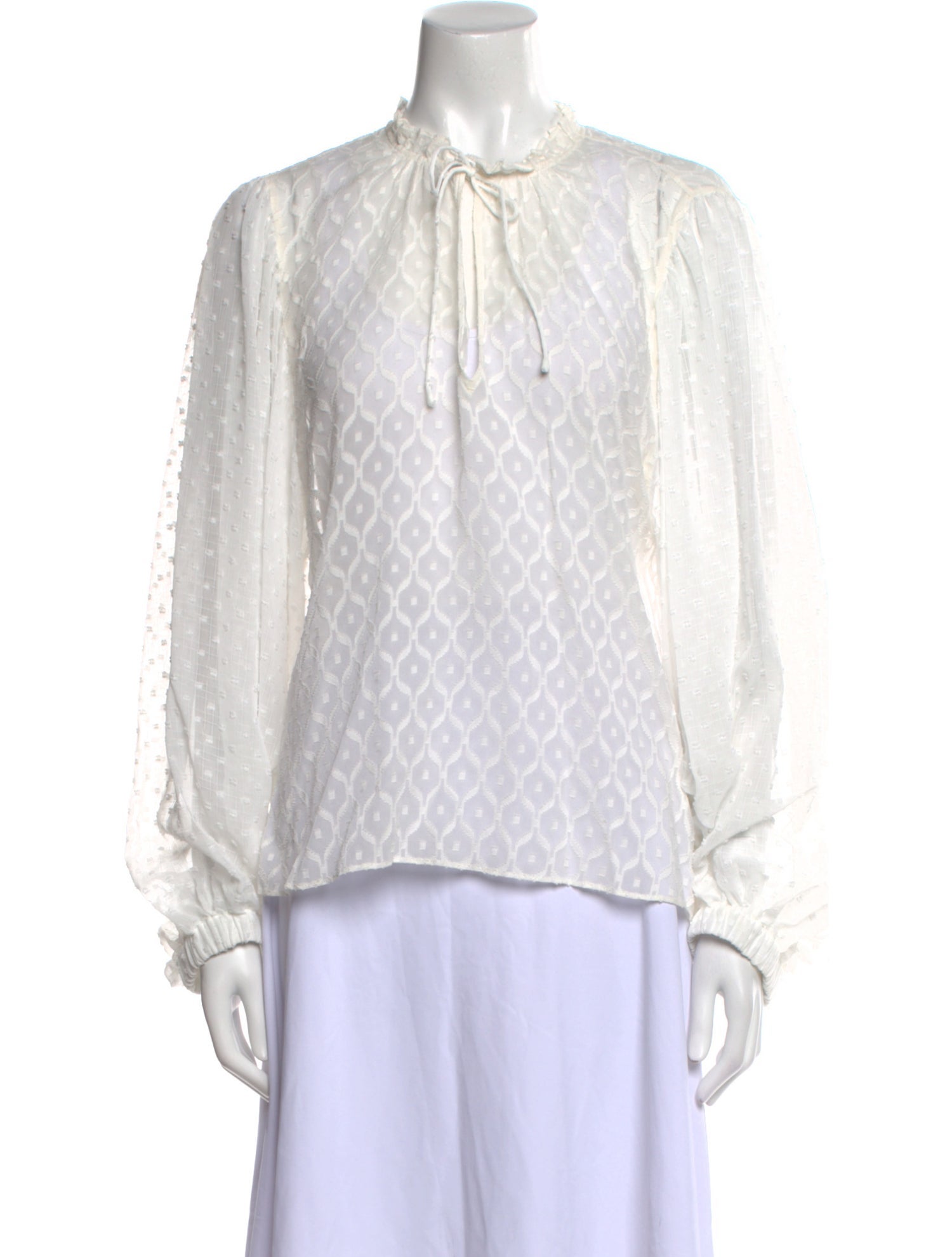 Alice + Olivia Silk Printed Blouse w/ Tags