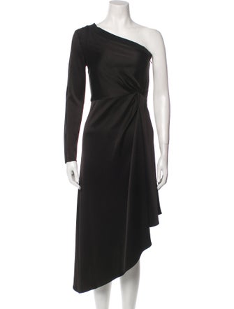 Alice + Olivia One-Shoulder Long Dress