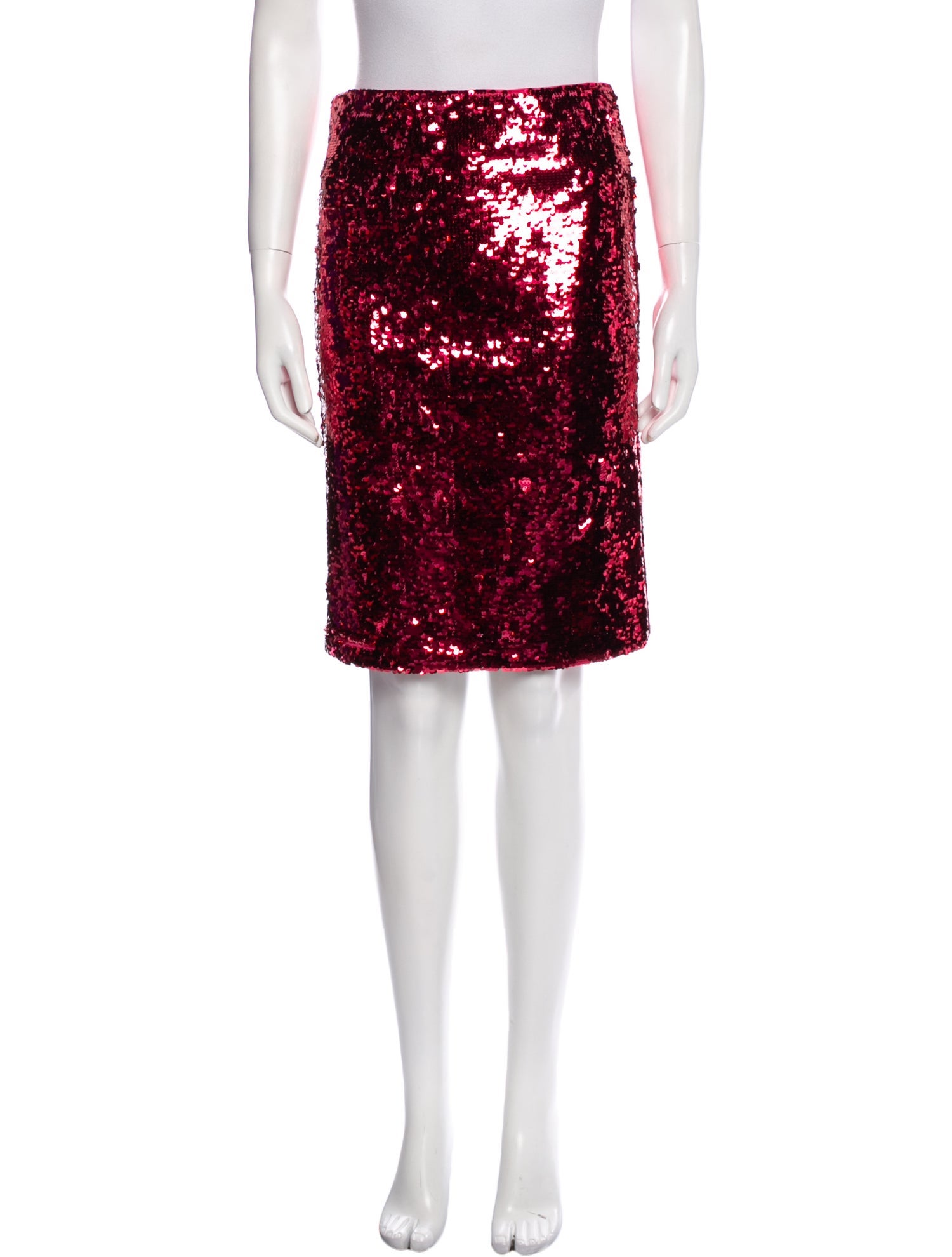Alice + Olivia Sequin Embellishments Knee-Length Skirt w/ Tags