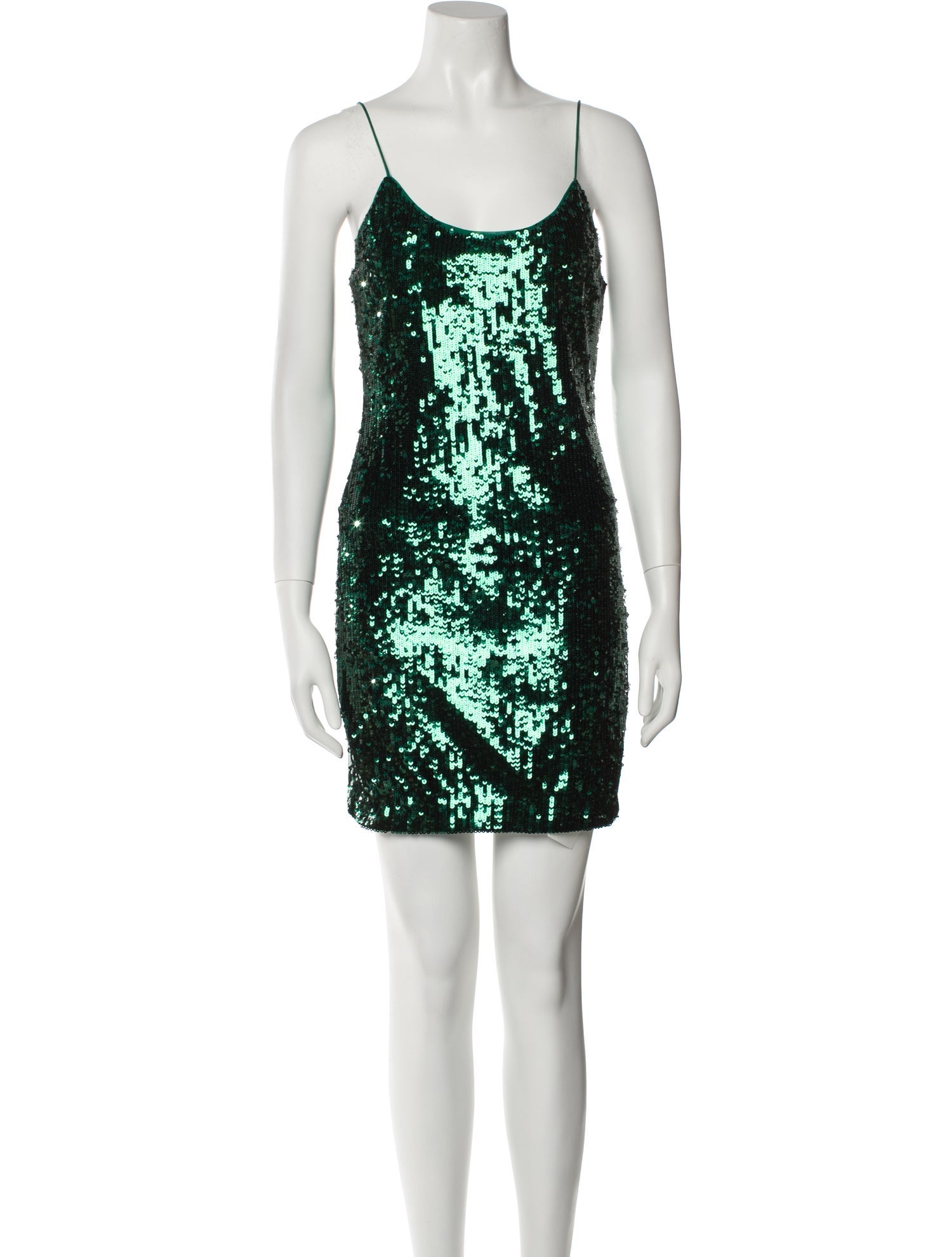 green emerald velvet dress alice + olivia Green Nelle Sequin Mini Slip Dress – Bluefly