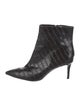 Alice + Olivia Leather Animal Print Boots