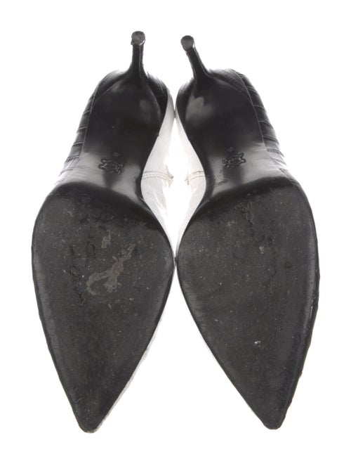 Alice + Olivia Leather Animal Print Boots