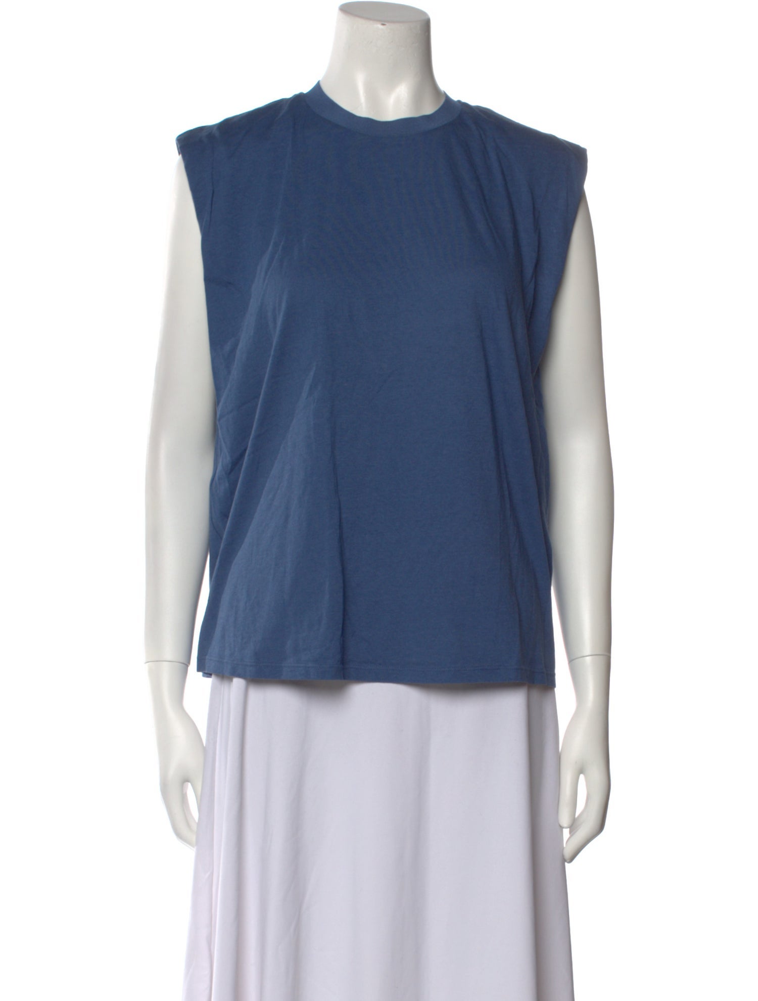 Alice + Olivia Crew Neck Sleeveless Blouse