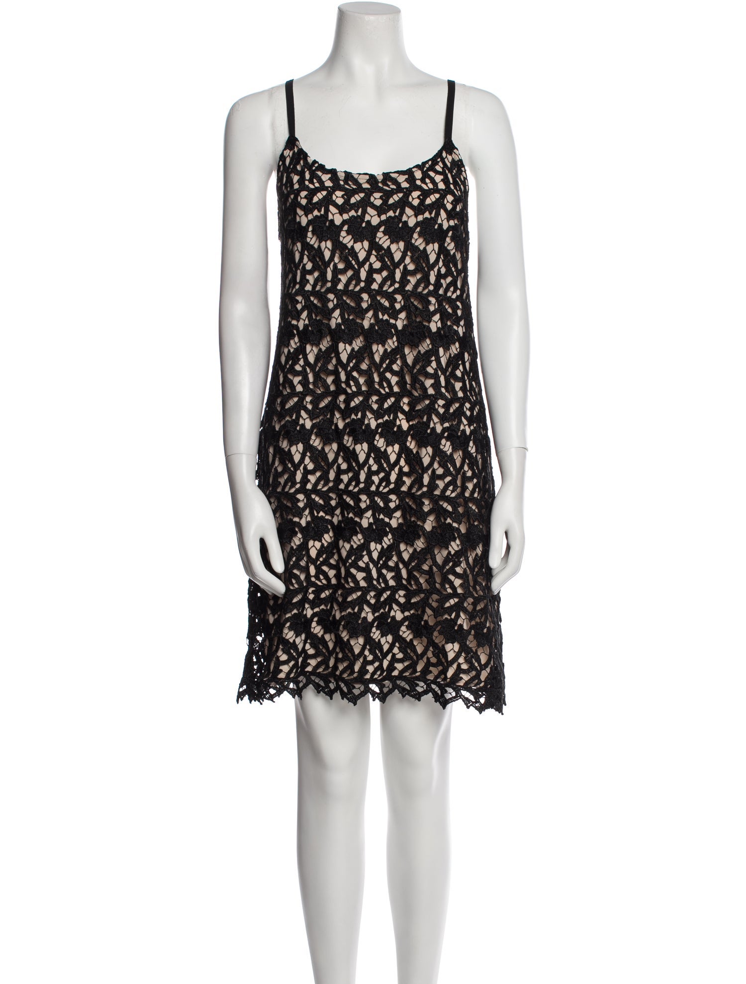Alice + Olivia Lace Pattern Mini Dress
