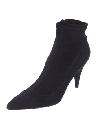 Alice + Olivia Suede Sock Boots