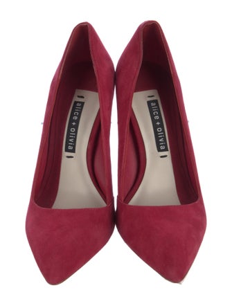 Alice + Olivia Suede Pumps