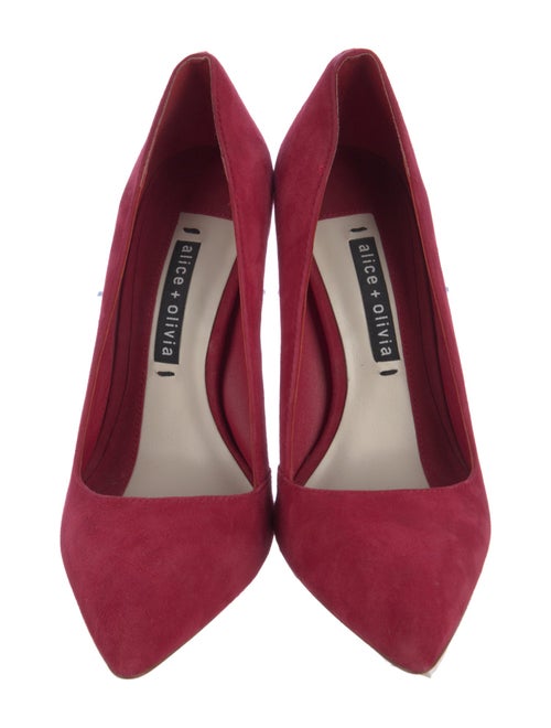 Alice + Olivia Suede Pumps