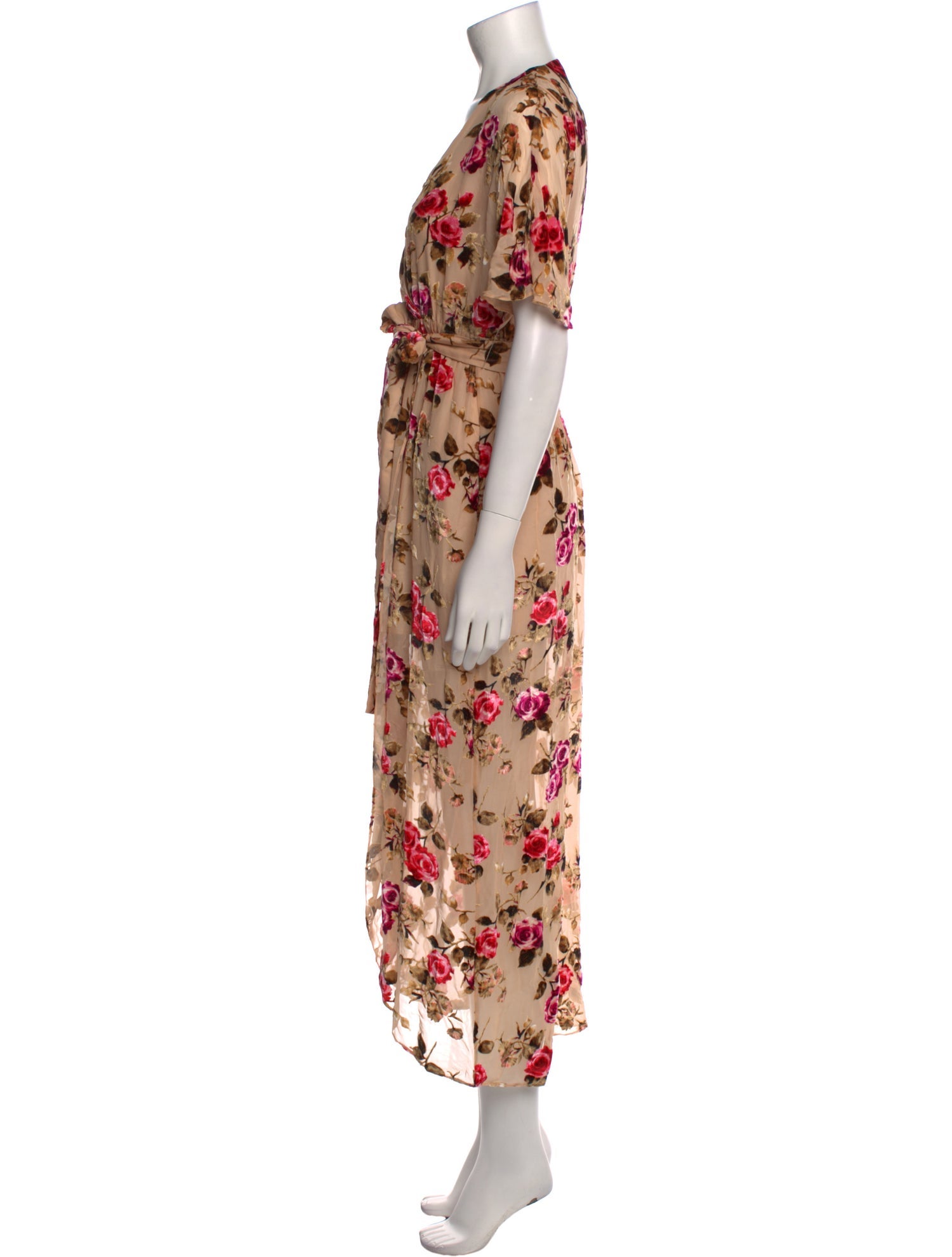 Alice + Olivia Floral Print Long Dress
