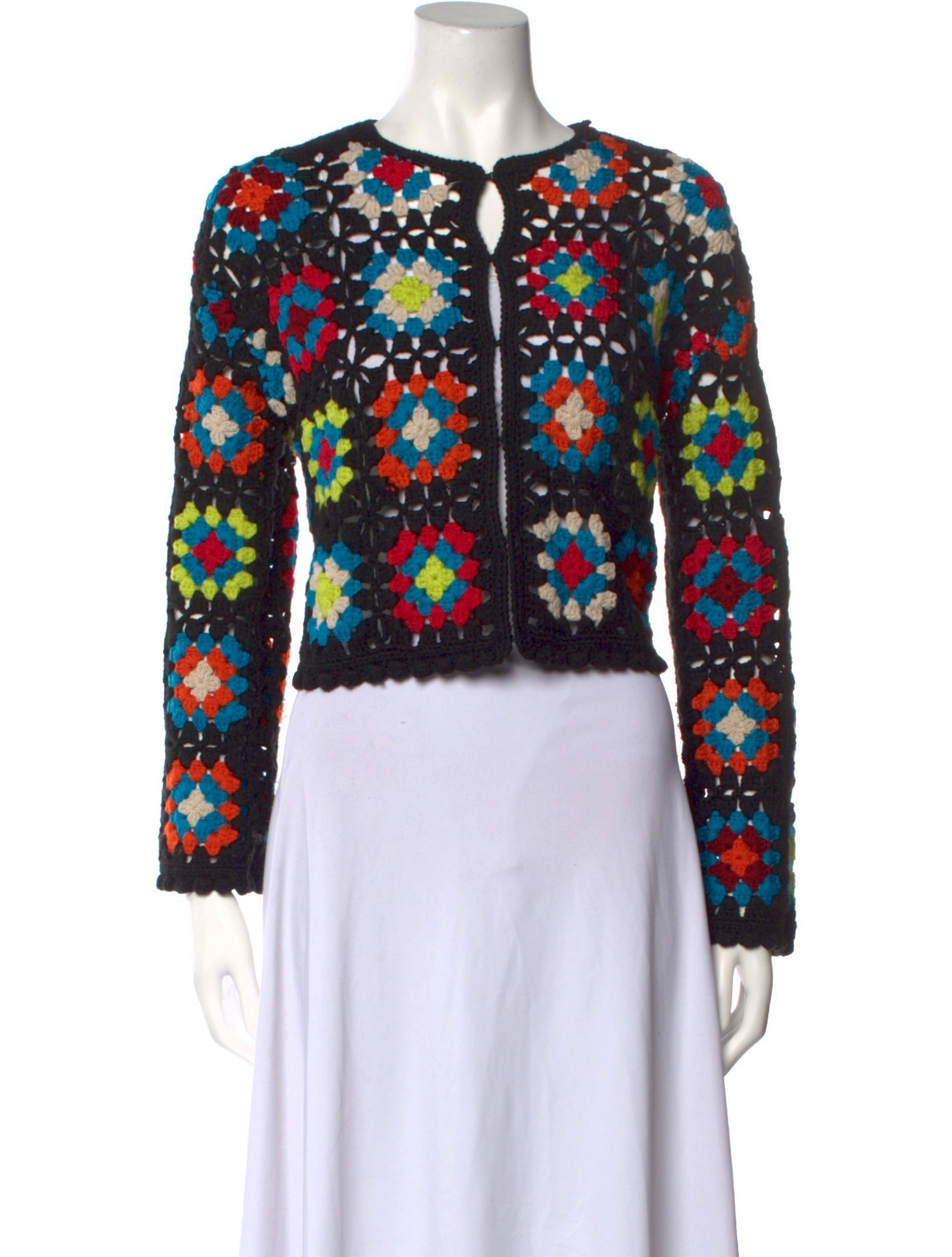 Alice + Olivia Wool Floral Print Sweater