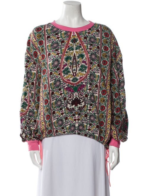 Alice + Olivia Printed Bow Accents Nightgown