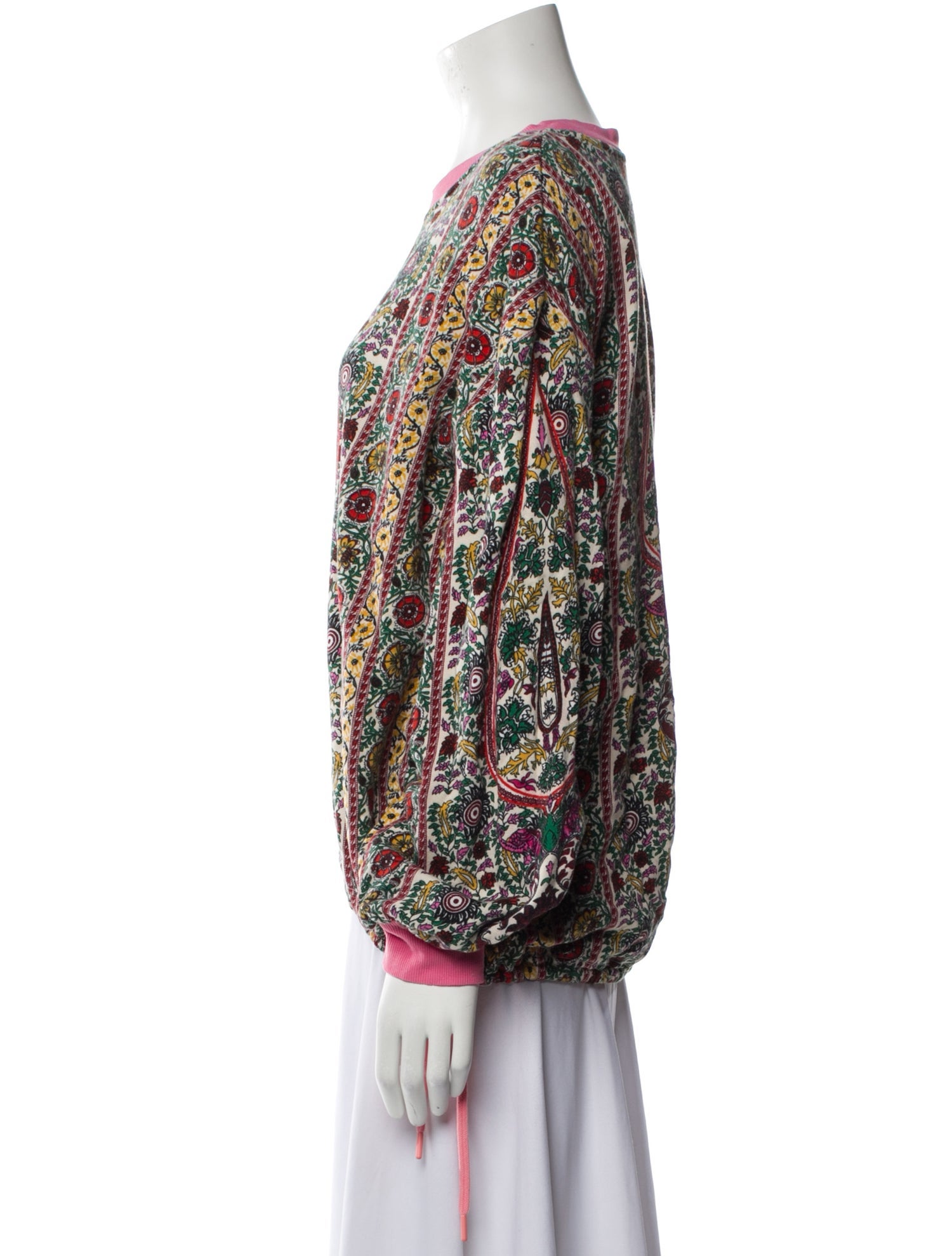 Alice + Olivia Printed Bow Accents Nightgown