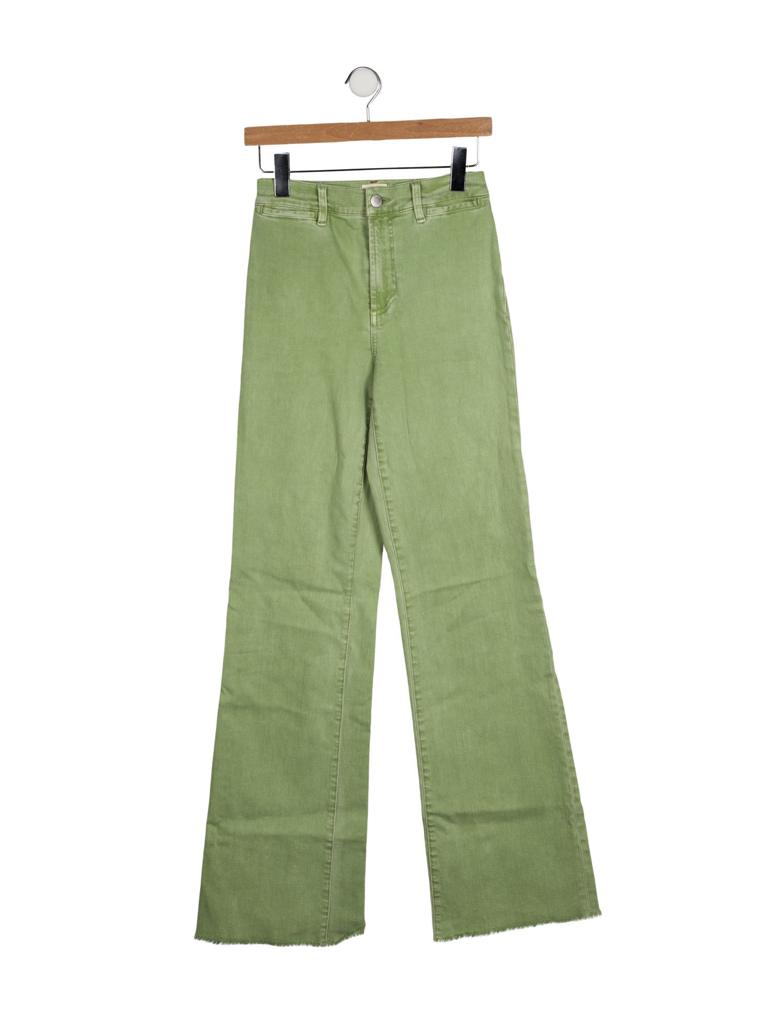 Alice + Olivia Mid-Rise Wide Leg Jeans