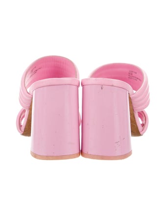 Alice + Olivia Leather Slides