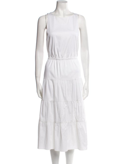 Alice + Olivia Bateau Neckline Midi Length Dress