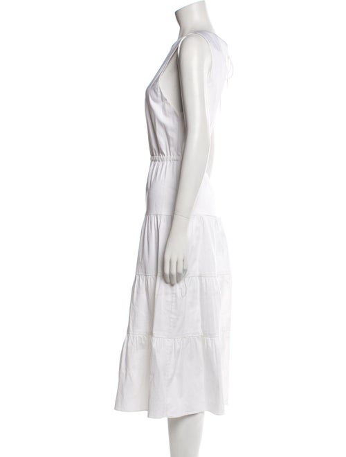 Alice + Olivia Bateau Neckline Midi Length Dress