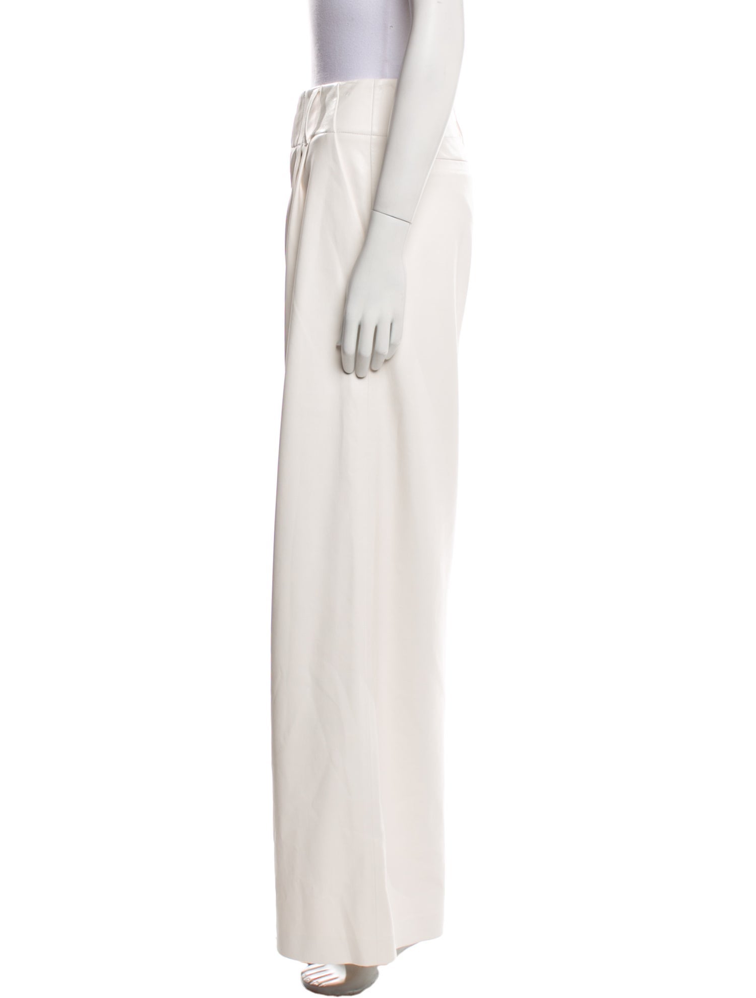 Alice + Olivia Faux Leather Wide Leg Pants w/ Tags