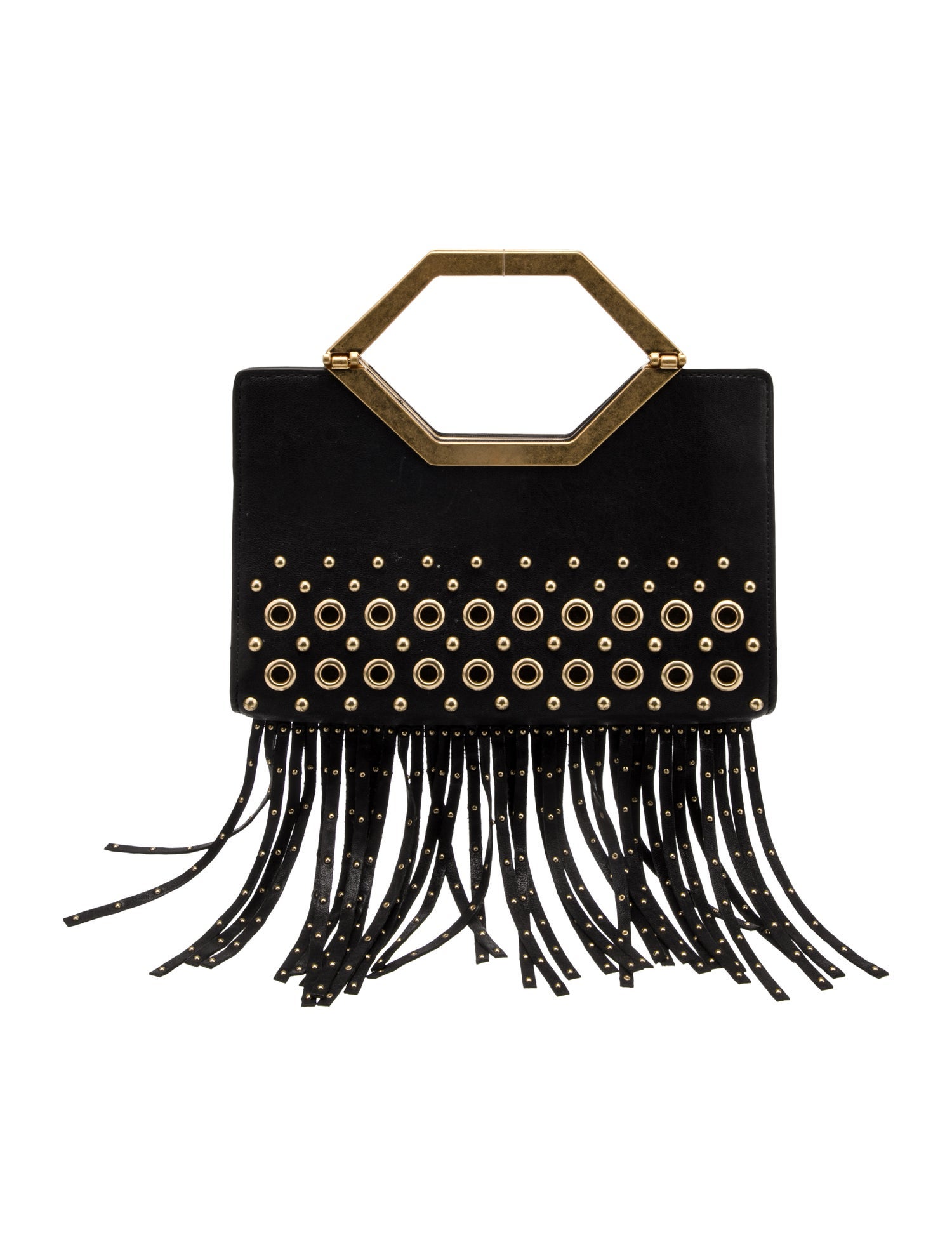 Alice + Olivia Leather Top Handle Bag