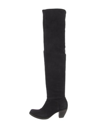 Alice + Olivia Suede Sock Boots