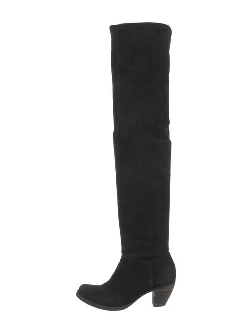 Alice + Olivia Suede Sock Boots